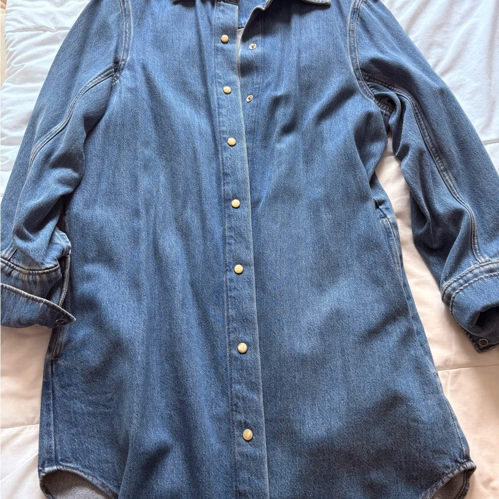 COS Blue Denim Mini Dress